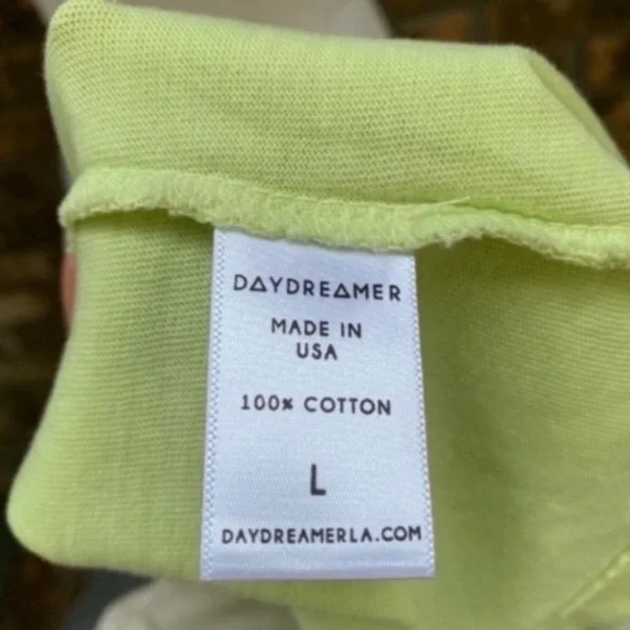 DAYDREAMER LA lotus YIN YANG WEEKEND Womens TEE Shirt Size Large NEW 90s 00s. - Picture 6 of 6